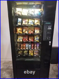 5 Combo vending machines, 1 entrée unit, 1 snack machine, 1 dolly for sale used