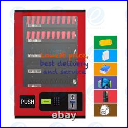 5 Slot Snack Vending Machine for Food/Drink/Snack Mounted Money Only coins