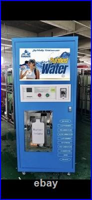 800 GPD Purified Water RO Water Vending Machine. NEW. Accepts Coin/bills. USA 800 GPD Purified Water RO Water Vending Machine. NEW. Accepts Coin/bills. USA