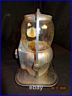 ANTIQUE 5c COIN OP PEANUT NUT GUM CANDY STORE VENDING MACHINE