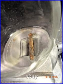 ANTIQUE 5c COIN OP PEANUT NUT GUM CANDY STORE VENDING MACHINE