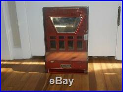 Antique Art Deco WILBUR SUCHARD 1 Cent Chocolate Coin Operated Dispenser Machine