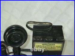 Antique Gray Pay Station # 14-coin Op Pay Station- We-candlestick-ab Telephone