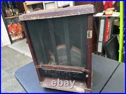 Antique Kelley Match Book Matches Coin Op Operated Advertising Vending Machine