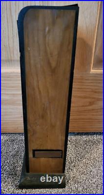 Antique Matchbook Countertop Coin Operated Wood Vending Machine 2 For 1 Cent Antique Matchbook Countertop Coin Operated Wood Vending Machine 2 For 1 Cent