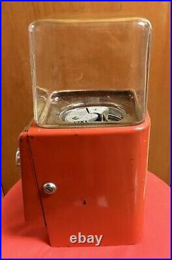 Antique NORTHWESTERN 1 Cent Penny peanut gumball coin op Machine Works! No Key
