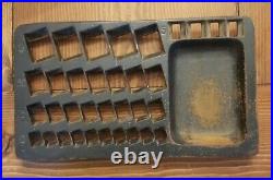 Antique Staats Bank Coin Sorting Changer Tray Cast Iron As Found Unmarked