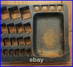 Antique Staats Bank Coin Sorting Changer Tray Cast Iron As Found Unmarked