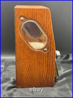 Antique Victor Vending Corp Oak Coin-Op Trade Stimulator Machine No Key As Found