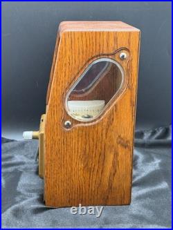 Antique Victor Vending Corp Oak Coin-Op Trade Stimulator Machine No Key As Found