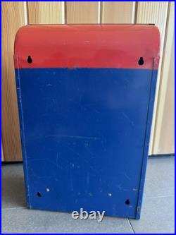 Antique Vintage USPS Postal Service Stamp Vending Machine Wall Mounted Coin Op