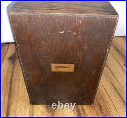Antique Wooden Wood Star Cigarette Coin Operated Counter Vending Machine Store