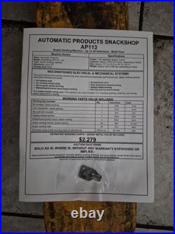 Automatic Products Snackshop AP113 Snack Vending Machine Up To 40 Selections