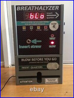 Bar Breathalyzer Coin Operated Vending Machine Quarters Alcohol Tester