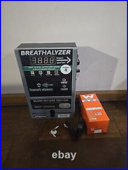 Bar Breathalyzer Coin Operated Vending Machine Quarters Alcohol Tester Hanging