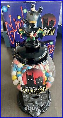 Batman Coin Operated Metal Gum Ball Machine, New In Box