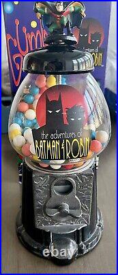 Batman Coin Operated Metal Gum Ball Machine, New In Box