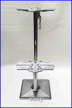 Beaver Sweet Machine Pipe Stand Silver Quad Head Coin Operated Sweet Vending /51