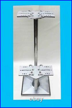 Beaver Sweet Machine Pipe Stand Silver Quad Head Coin Operated Sweet Vending /57