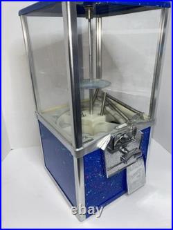 Blue Northwestern 2 Capsule Toy Bulk Vending Machine 50cent Vend Withkeys