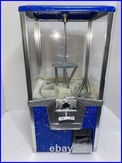 Blue Northwestern 2 Capsule Toy Bulk Vending Machine 50cent Vend Withkeys