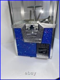 Blue Northwestern 2 Capsule Toy Bulk Vending Machine 50cent Vend Withkeys