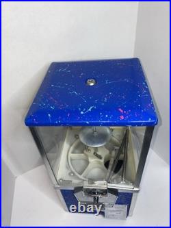 Blue Northwestern 2 Capsule Toy Bulk Vending Machine 50cent Vend Withkeys