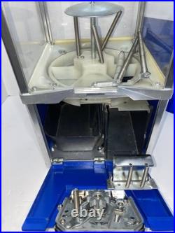 Blue Northwestern 2 Capsule Toy Bulk Vending Machine 50cent Vend Withkeys