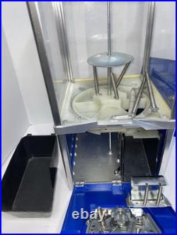 Blue Northwestern 2 Capsule Toy Bulk Vending Machine 50cent Vend Withkeys