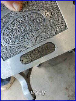 Brandt Automatic Cashier Coin Changer 1920s GOOD CONDITION