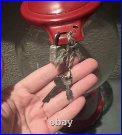 Ca 1923 Coin-op Advance Model D 1¢ Gumball Machine, Round Globe