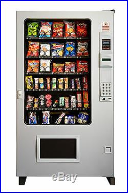 Candy Chip & Snack Vending Machine Gray/Gray, AMS 45 Select withCoin & Bill Mech