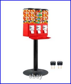 Candy Machine Dispenser Commercial Gumball Vending Machine Coin Operated Ac