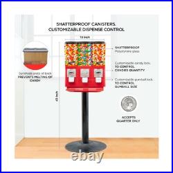 Candy Machine Dispenser Commercial Gumball Vending Machine Coin Operated Ac
