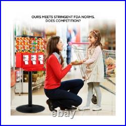 Candy Machine Dispenser Commercial Gumball Vending Machine Coin Operated Ac