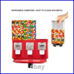 Candy Machine Dispenser Commercial Gumball Vending Machine Coin Operated Ac