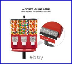 Candy Machine Dispenser Commercial Gumball Vending Machine Coin Operated Ac
