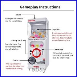 Capsule Vending Machine Toy Mini Vending Machine for Kids & Adults 25 Cents