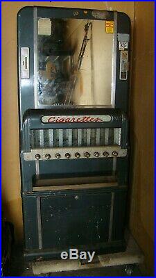 Cigarette Vending Machine Coin Operated Antique
