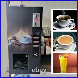 Classic 3 Lane Tea & Coffee Vending Machine Fully Automatic Self Coin Operated