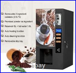 Classic 3 Lane Tea & Coffee Vending Machine Fully Automatic Self Coin Operated