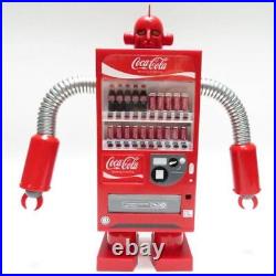 Coca Cola Coke Vending Machine Robot COIN Piggy bank 1/8 Figure RED with BOX