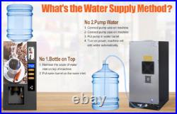 Coffee Vending Machine Instant Fully Automatic Self Coin US Commercial 3 Flavor