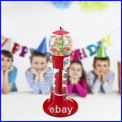 Coin Gumball Machine Capsule Toys Candy Dispenser 110cm Vending Machine with Stand