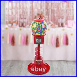 Coin Gumball Machine Capsule Toys Candy Dispenser 110cm Vending Machine with Stand