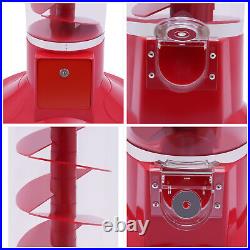 Coin Gumball Machine Capsule Toys Candy Dispenser 110cm Vending Machine with Stand