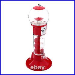 Coin Gumball Machine Capsule Toys Candy Dispenser 110cm Vending Machine with Stand