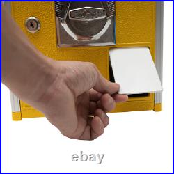 Coin Operated Capsule Toy Vending Machine Yellow Metal ABS 200 Capacity