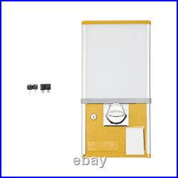 Coin Operated Capsule Toy Vending Machine Yellow Metal ABS 200 Capacity