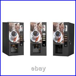 Coin Operated Instant Hot Coffee Vending Machines Commercial Fully 3 Flavor New